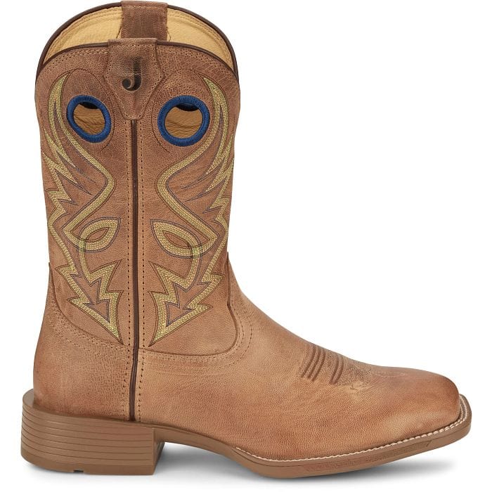 Justin Men's Pickett Light Oak Western Boots UN7150 - Image 2