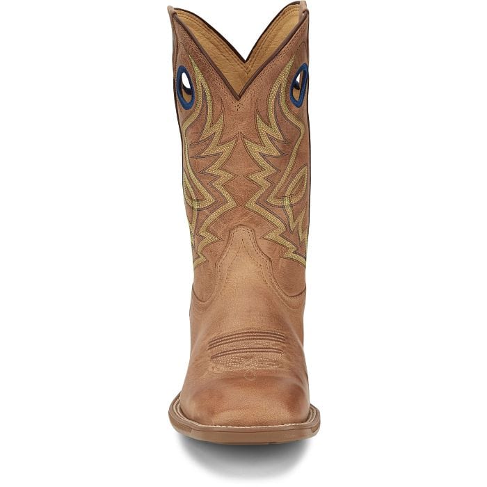 Justin Men's Pickett Light Oak Western Boots UN7150 - Image 8
