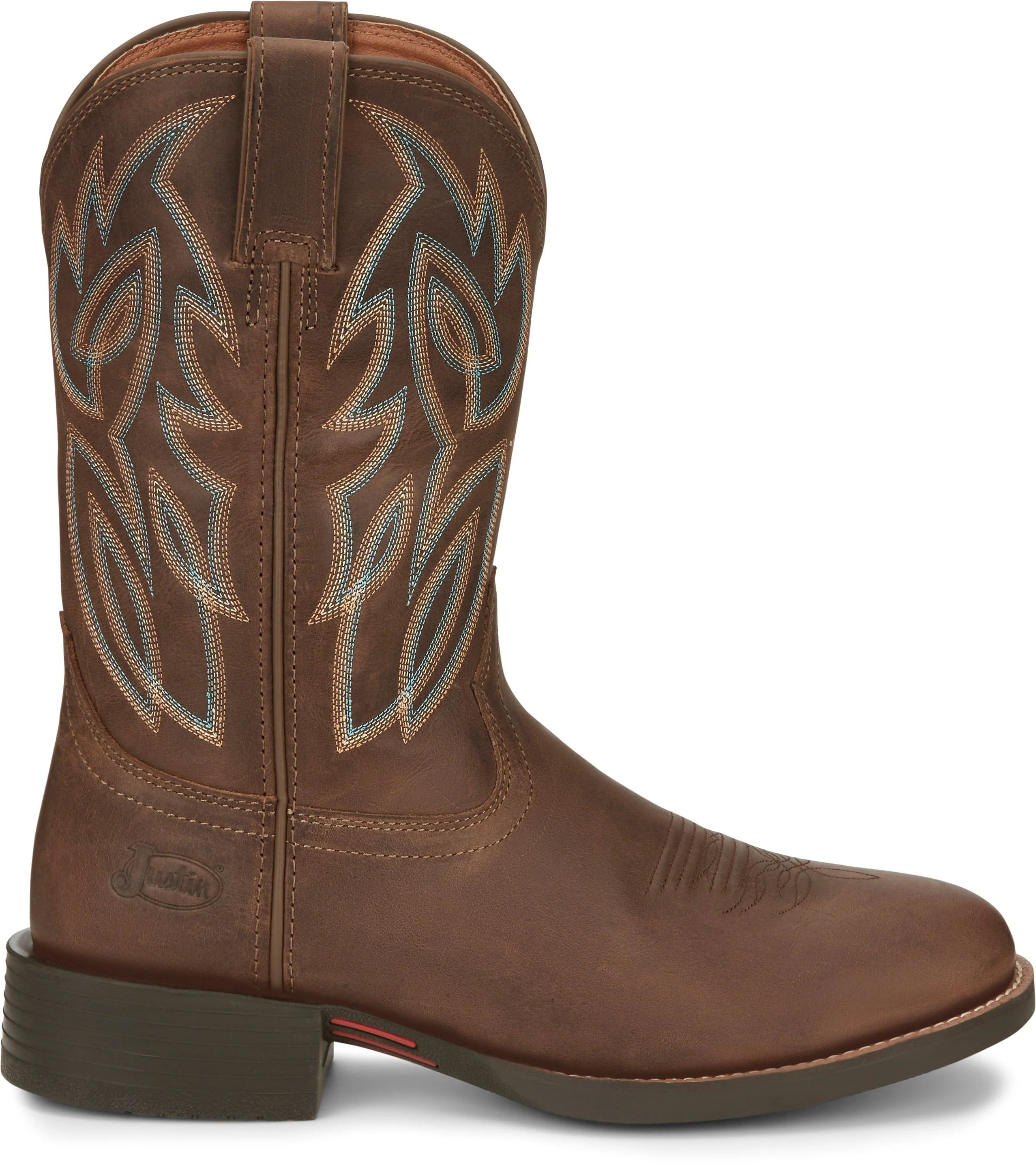 Justin Men's Rendon Pecan Western Boots SE7530 - Image 2