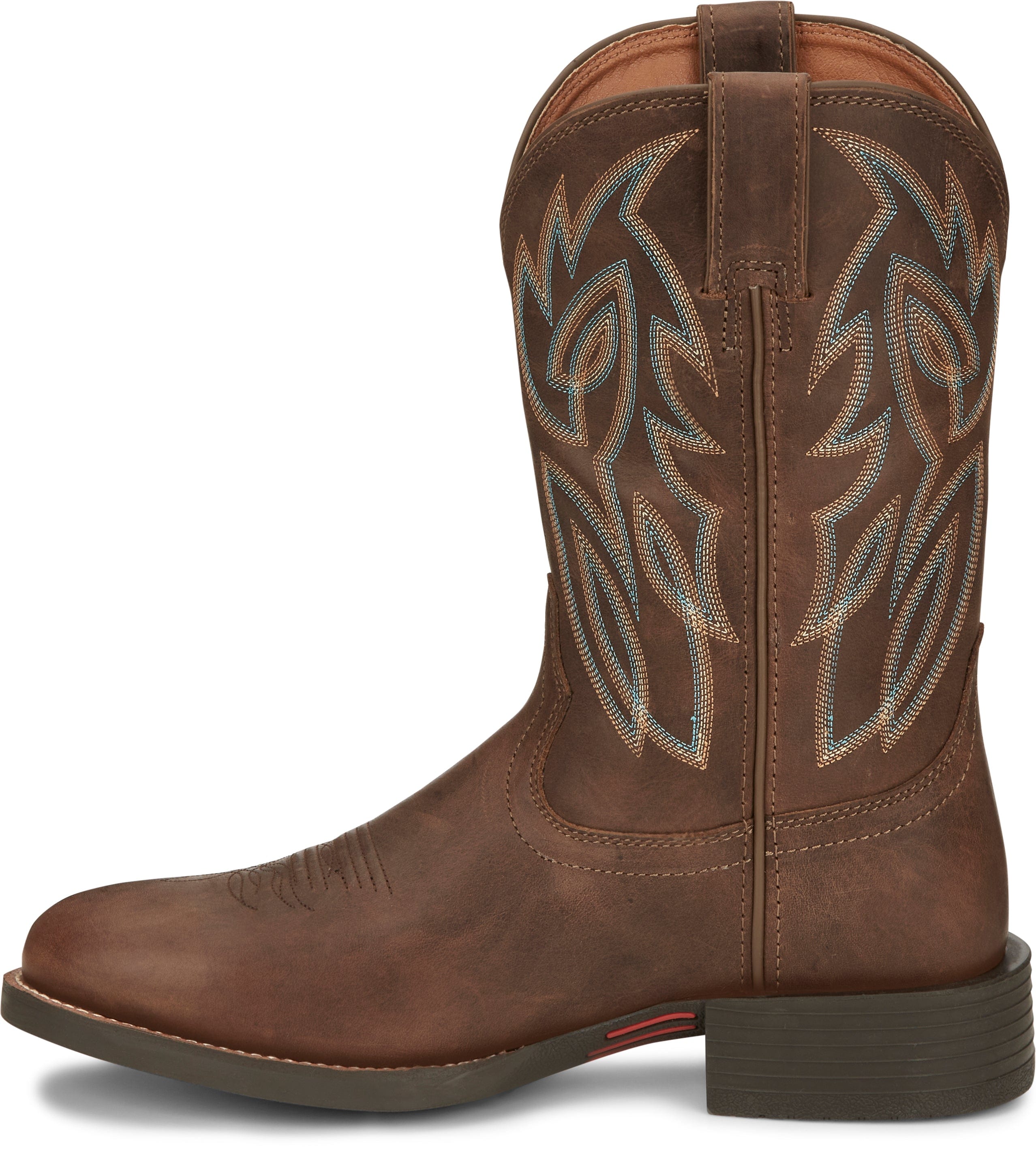 Justin Men's Rendon Pecan Western Boots SE7530 - Image 7