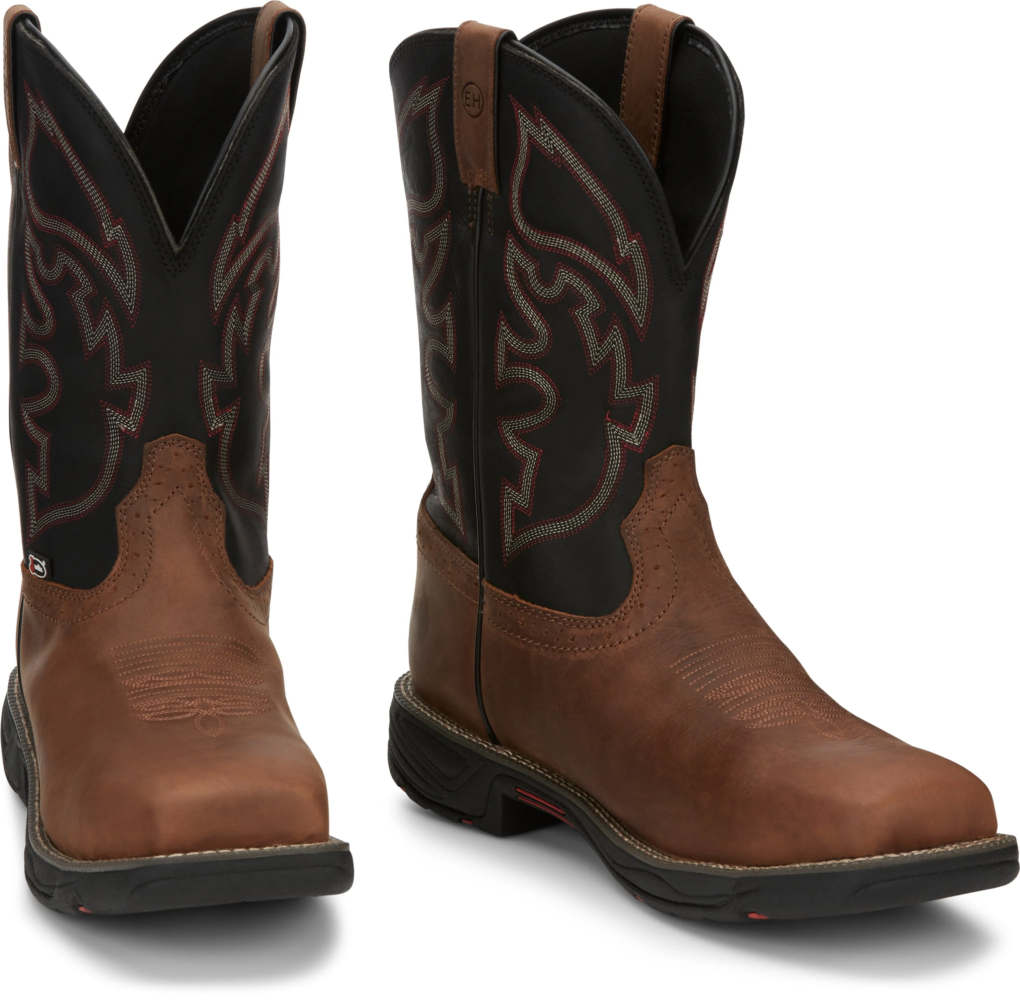 Justin Men's Rush Nano Composite Toe Waterproof Work Boots WK4337 - Image 8