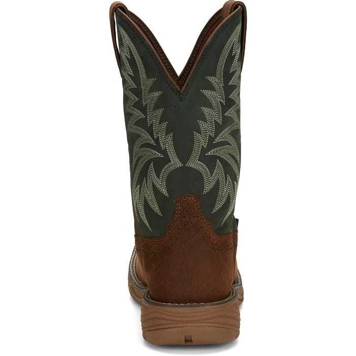 Justin Men's Rush Pecan Brown Western Boots SE7401 - Image 6