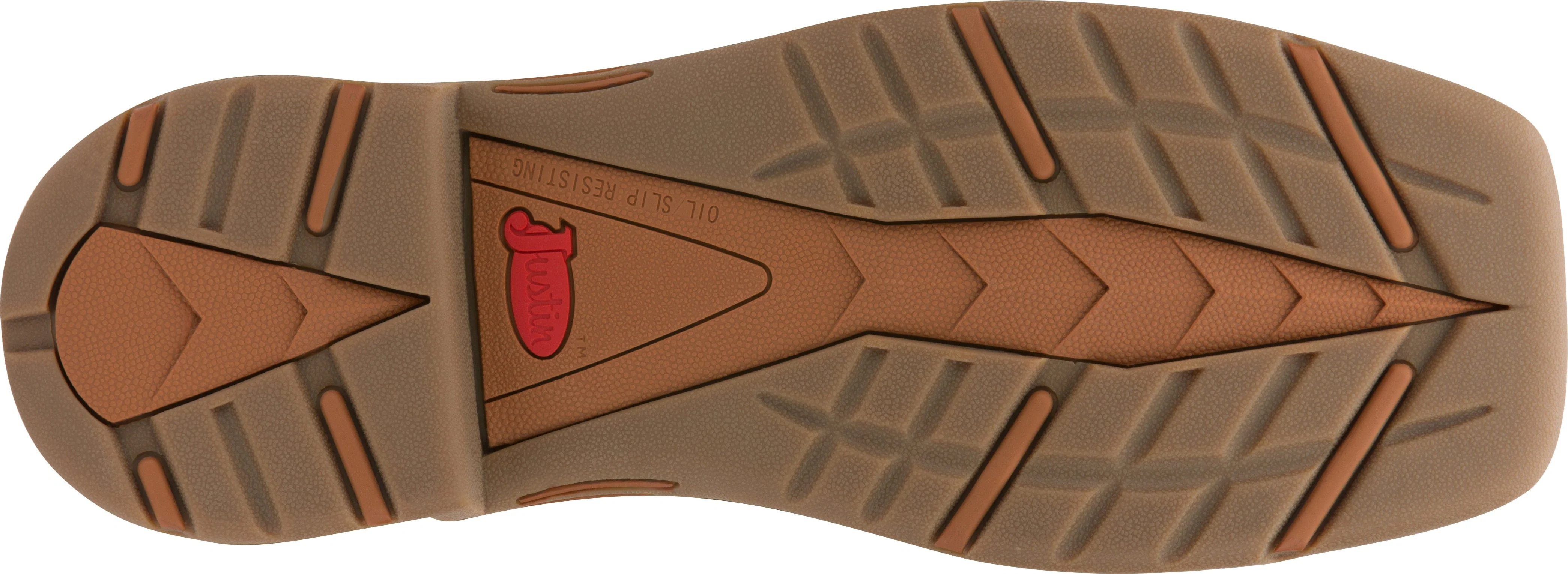 Justin Men's Rush Tan Composite Toe Waterproof Work Boot WK4338 - Image 8