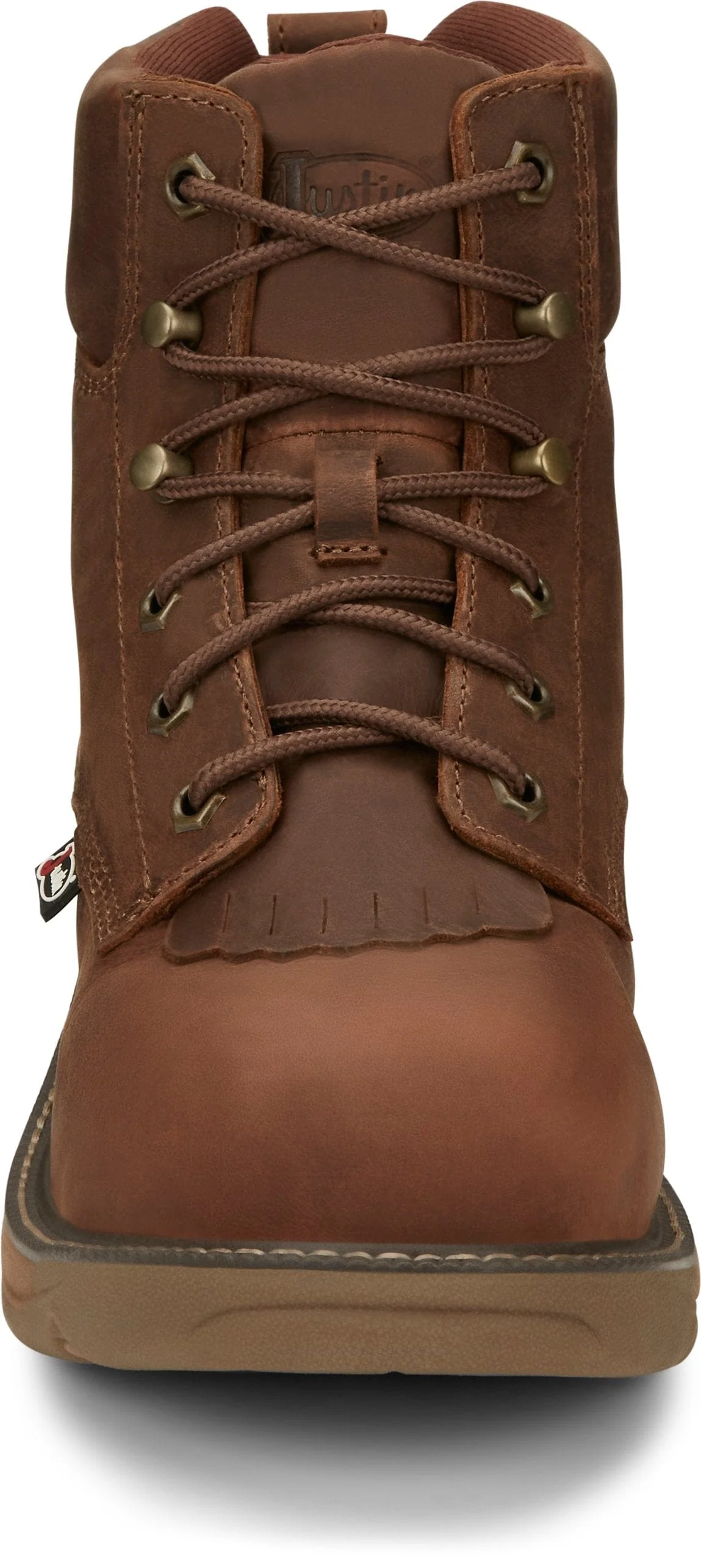 Justin Men's Stampede Rush Waterproof Nano Composite Toe Lacer Work Boots SE466 - Image 6