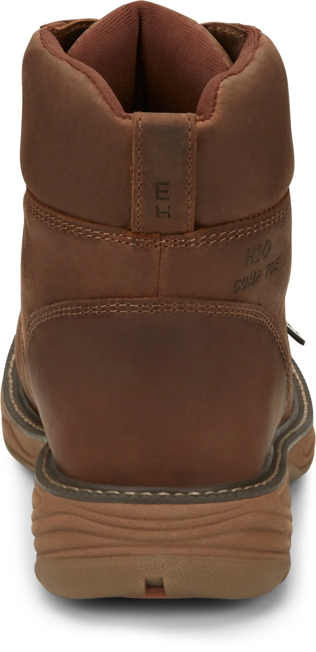 Justin Men's Stampede Rush Waterproof Nano Composite Toe Lacer Work Boots SE466 - Image 7