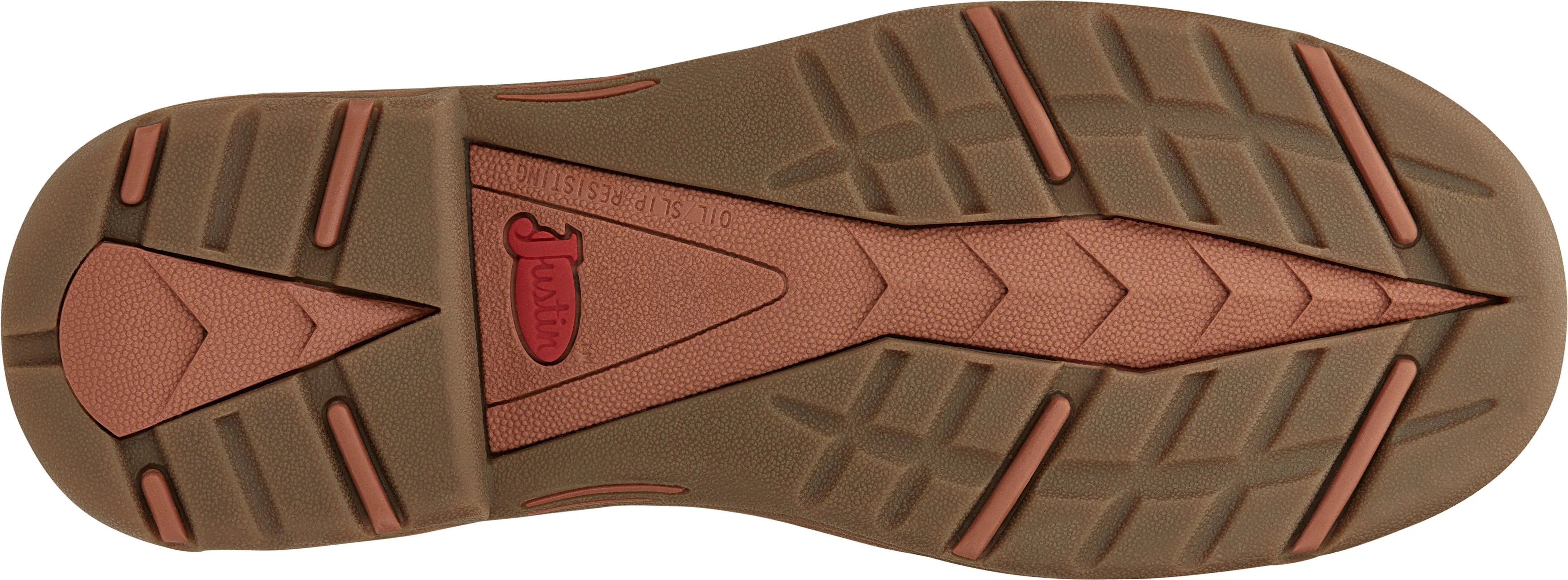 Justin Men's Stampede Rush Waterproof Nano Composite Toe Lacer Work Boots SE466 - Image 9