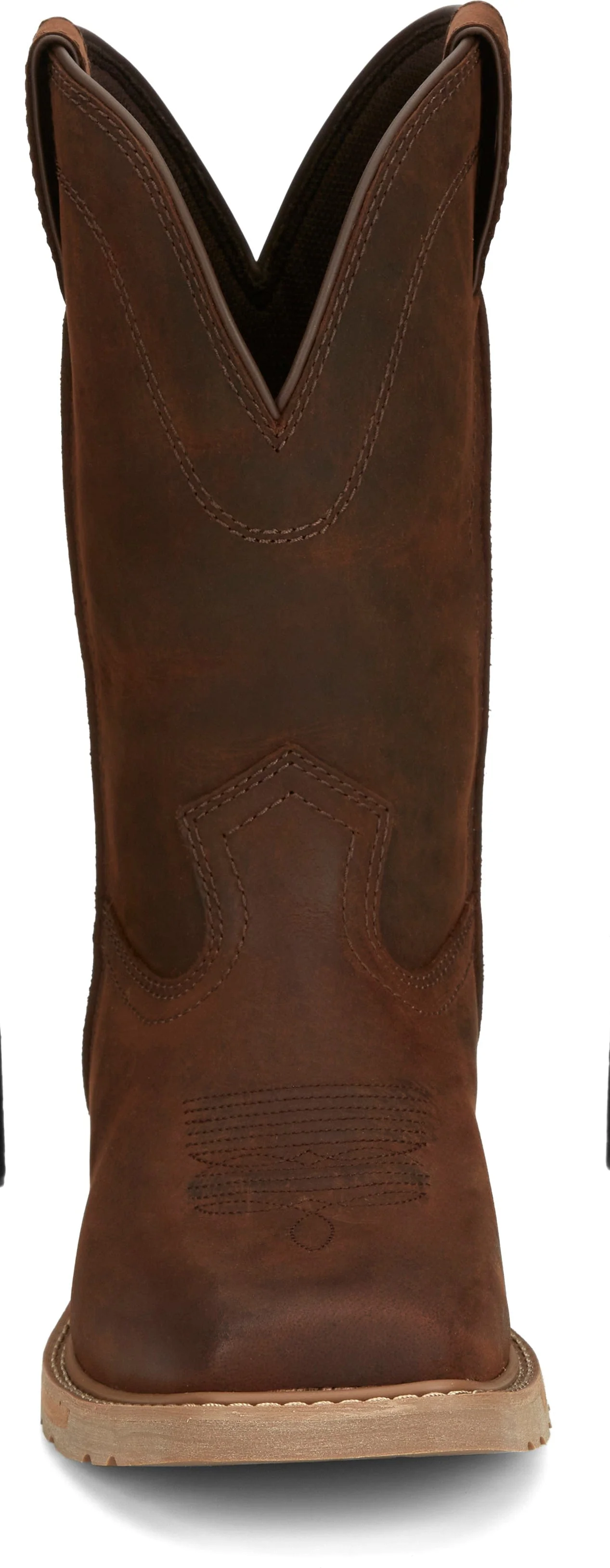 Justin Men's Stampede Buster II Pecan Brown Square Toe Work Boots SE3100 - Image 6