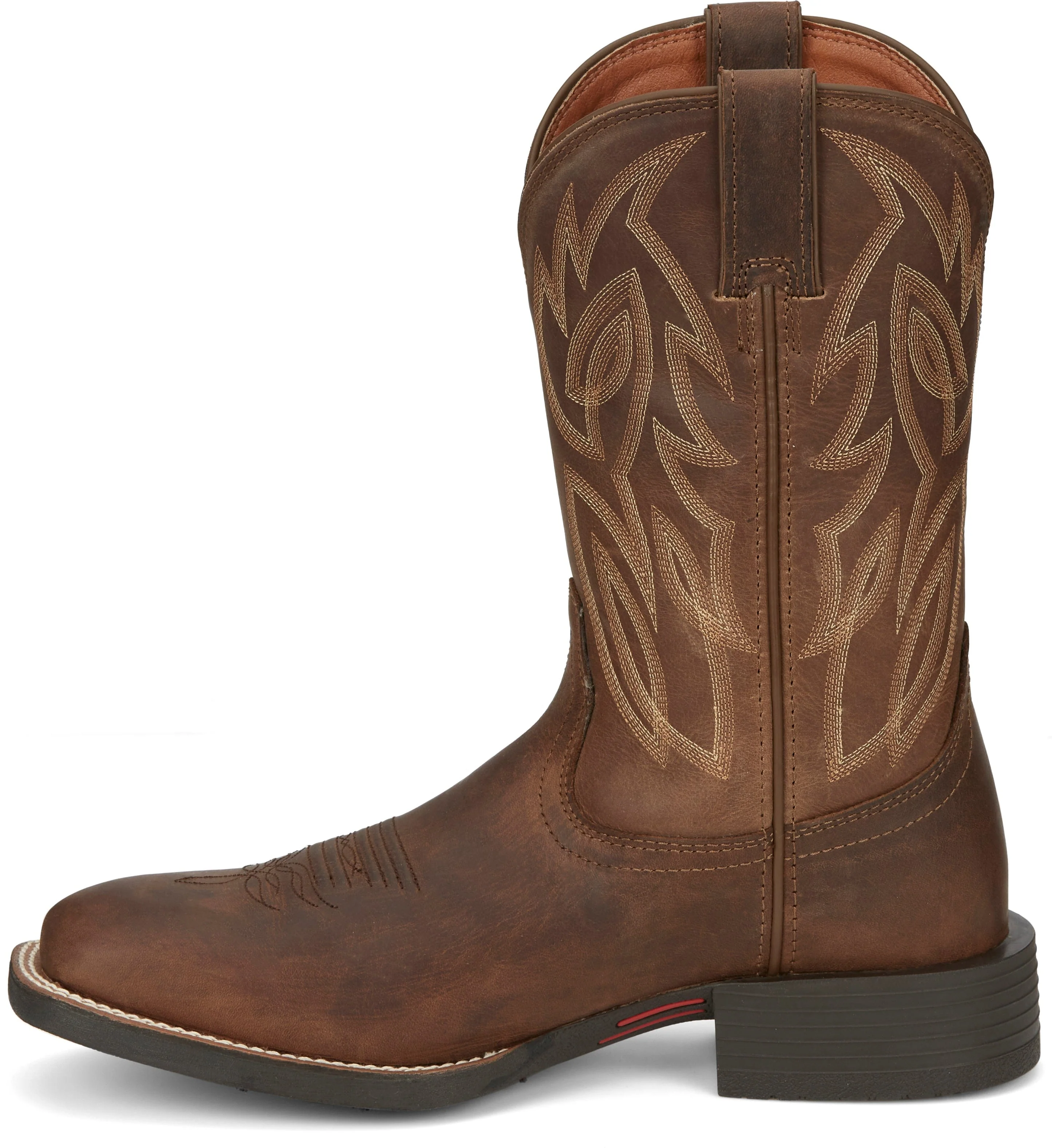 Justin Men's Stampede Canter Dusky Brown Western Boots SE7510 - Image 4
