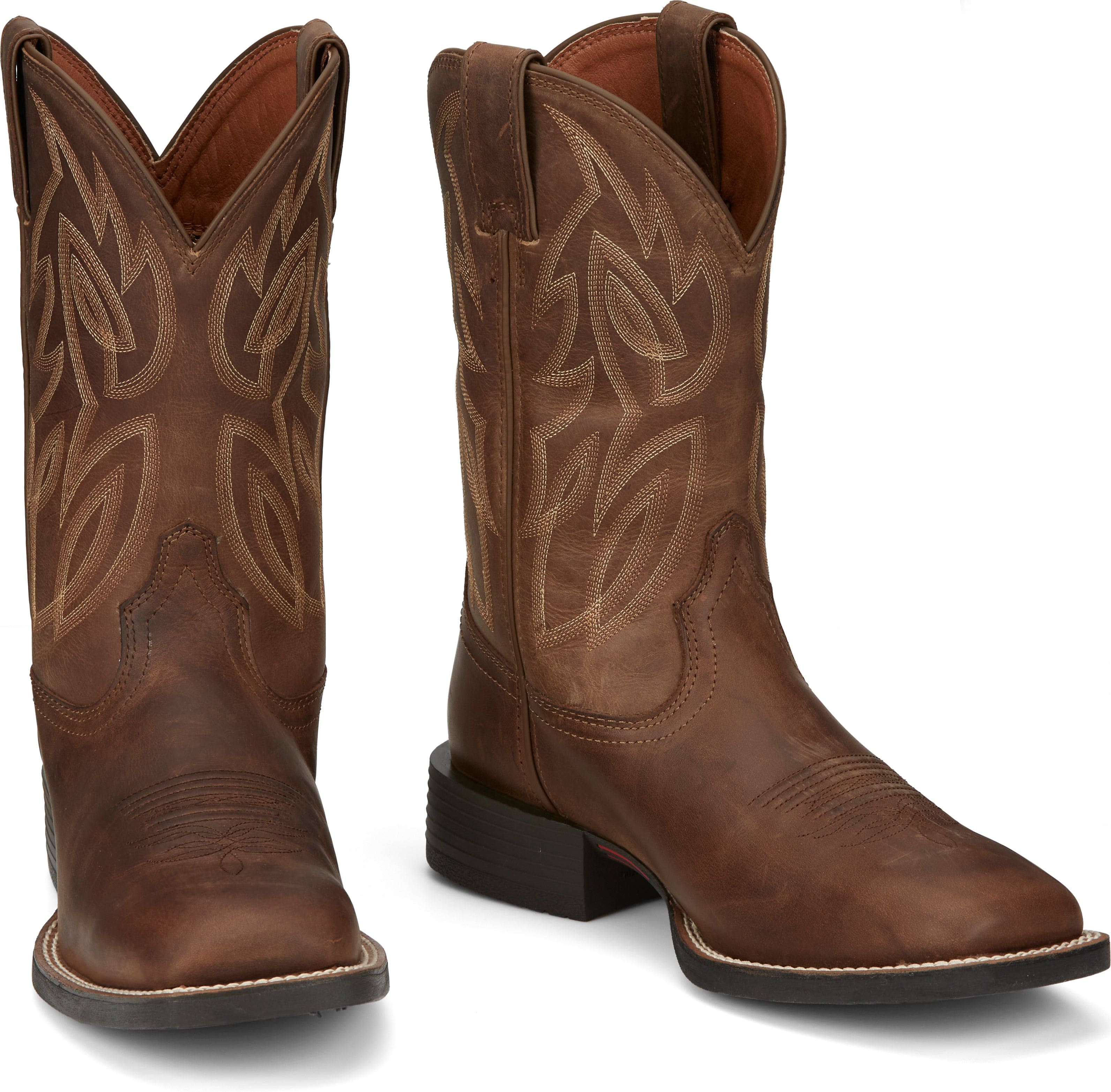 Justin Men's Stampede Canter Dusky Brown Western Boots SE7510 - Image 8