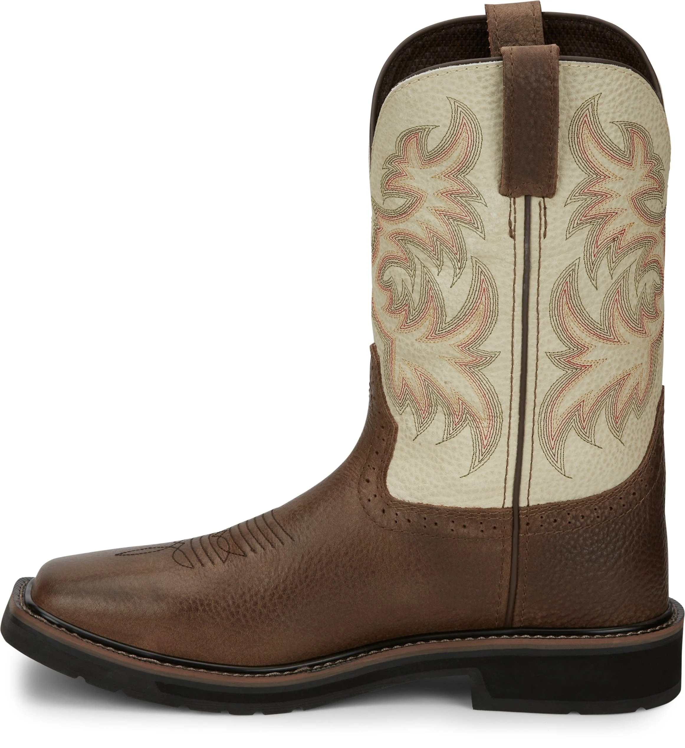Justin Men's Stampede Driller Copper Steel Toe Work Boots SE4684 - Image 4