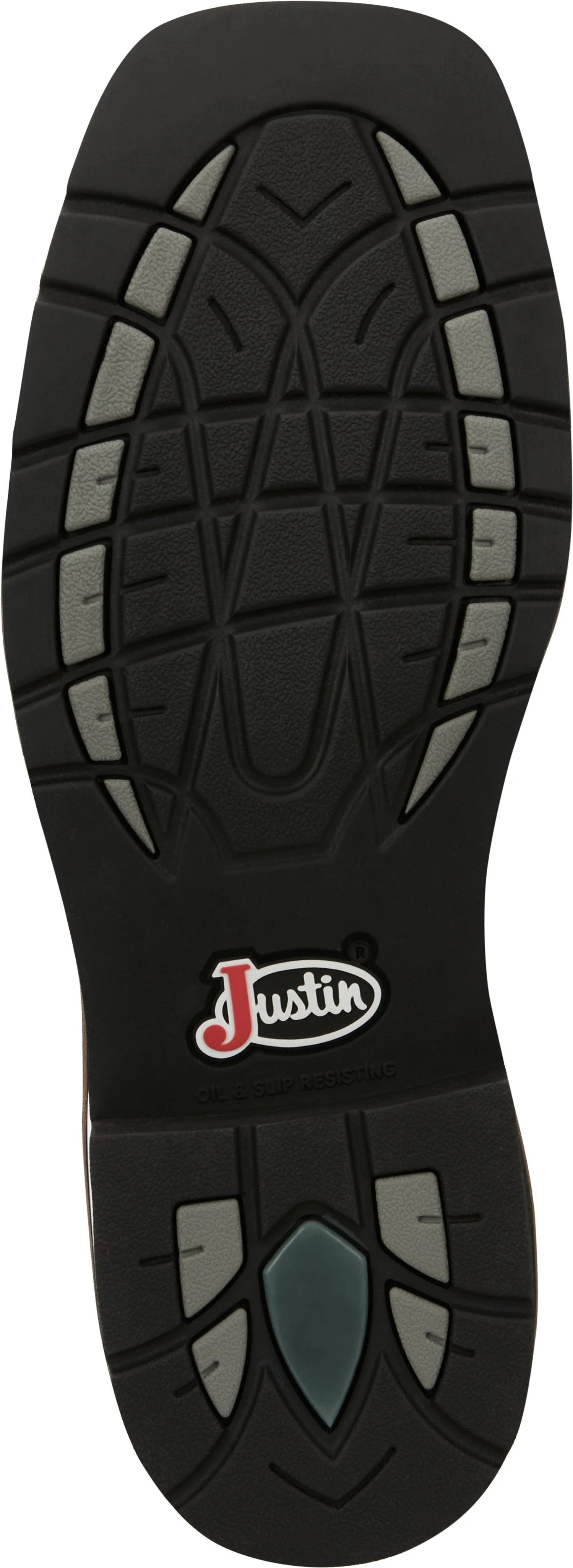 Justin Men's Stampede Pulley Aged Bark Brown Steel Toe Work Boots SE682 - Image 8