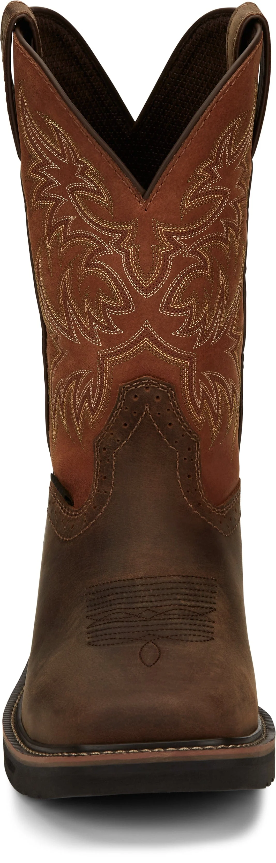 Justin Men's Stampede Switch Brown Composite Toe Work Boots SE4812 - Image 5