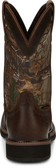 Justin Men's Stampede Trekker Camo Waterproof Pull-On Work Boots SE4676 - Image 6