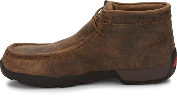 Justin Men's Cappie Brown Steel Toe Work Shoe 235 - Image 3