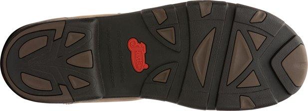 Justin Men's Cappie Brown Steel Toe Work Shoe 235 - Image 8