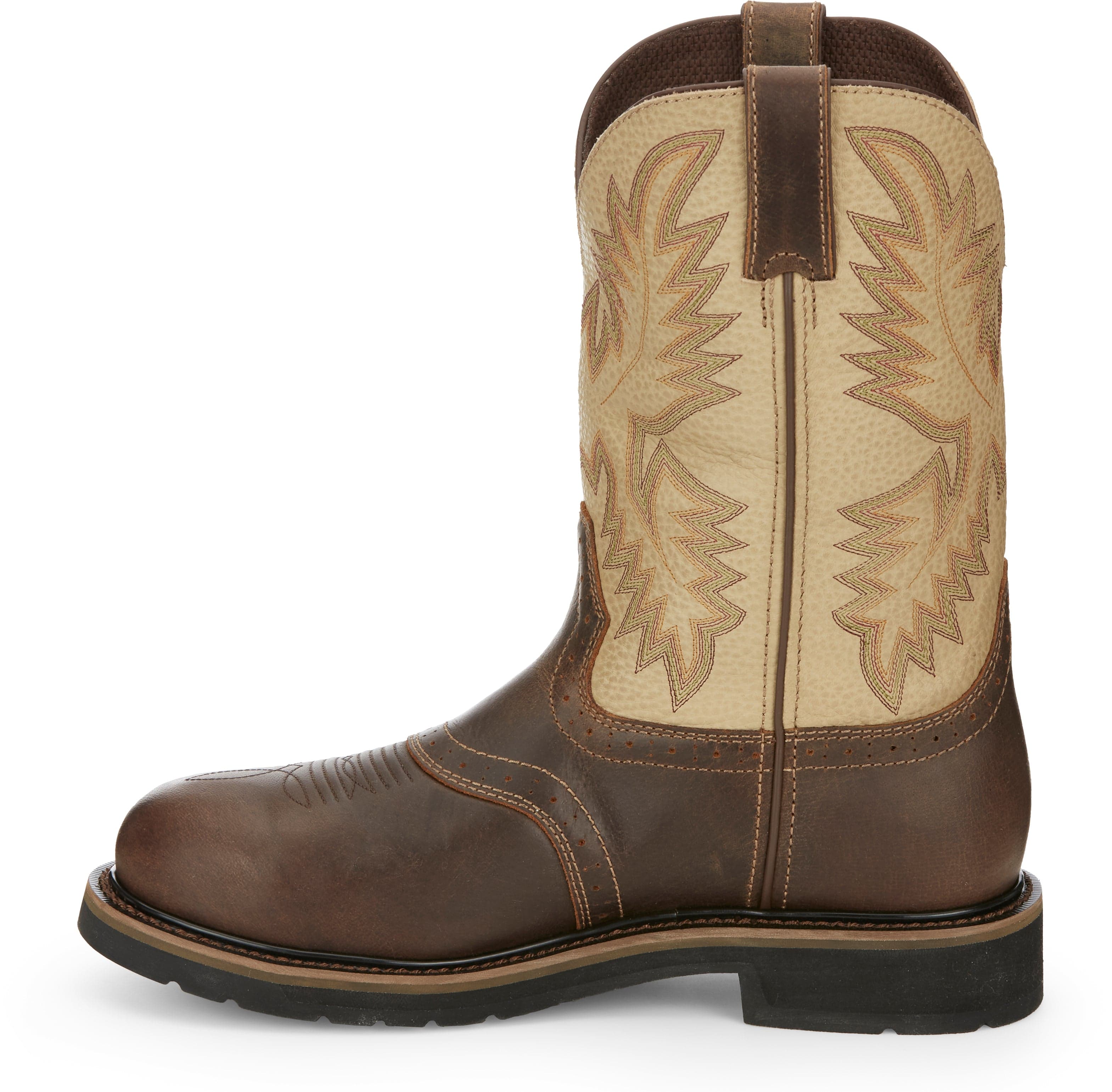 Justin Men's Superintendent Golden Brown Steel Toe Work Boot SE4661 - Image 3