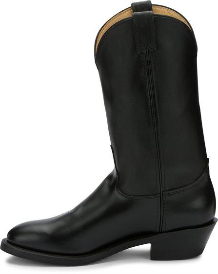 Justin Men's Tobias Black Round Toe Western Boots 3040 - Image 3