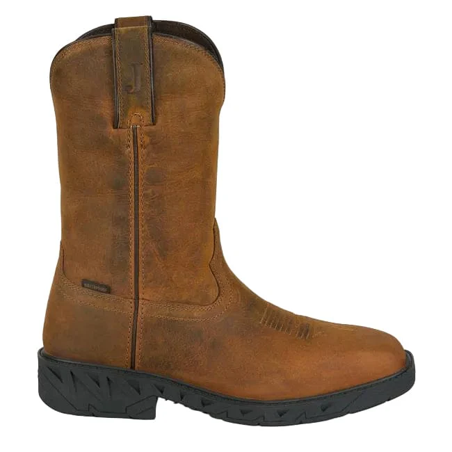 Justin Men's Trencher Brown Prodigy Western Work Boots PD4066 - Image 2