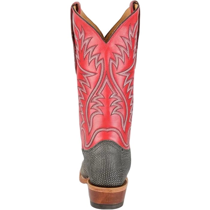 Justin Men's Vintage Ivory Grey Kimble Ring Lizard Exotic Boots JE8317 - Image 5