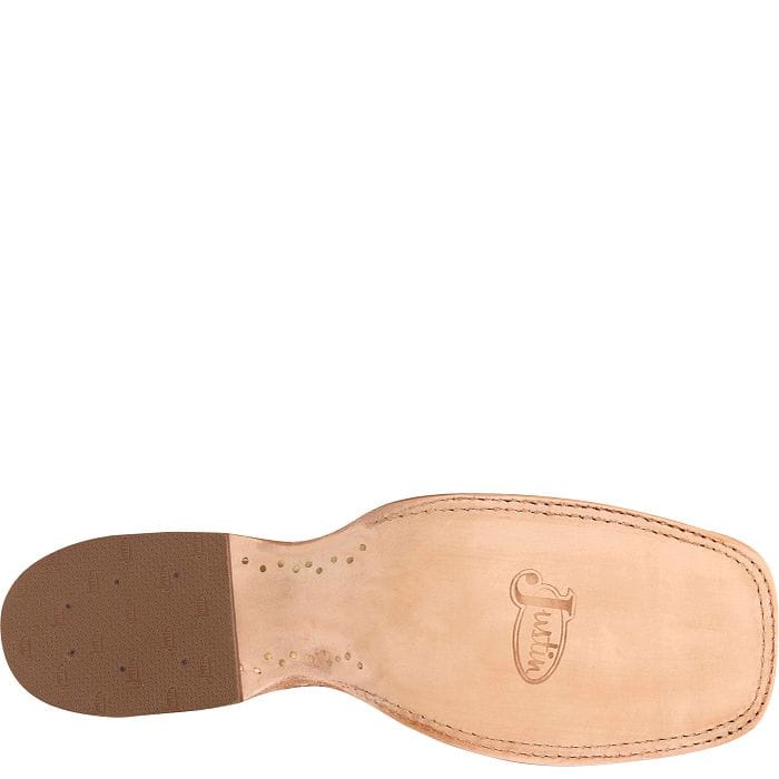 Justin Men's Vintage Tan Chisolm Full Quill Ostrich Exotic Boots JE8173 - Image 6
