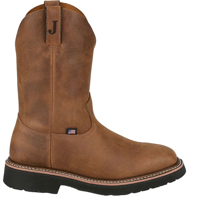 Justin Men's Walnut Ames Steel Toe Work Boots HL4223 - Image 2