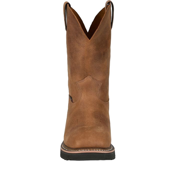 Justin Men's Walnut Ames Steel Toe Work Boots HL4223 - Image 4