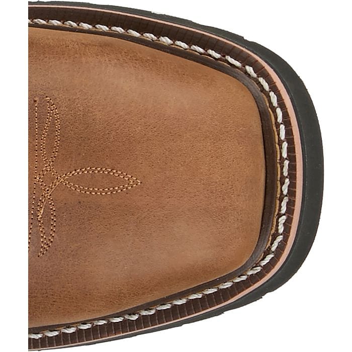 Justin Men's Walnut Ames Steel Toe Work Boots HL4223 - Image 8