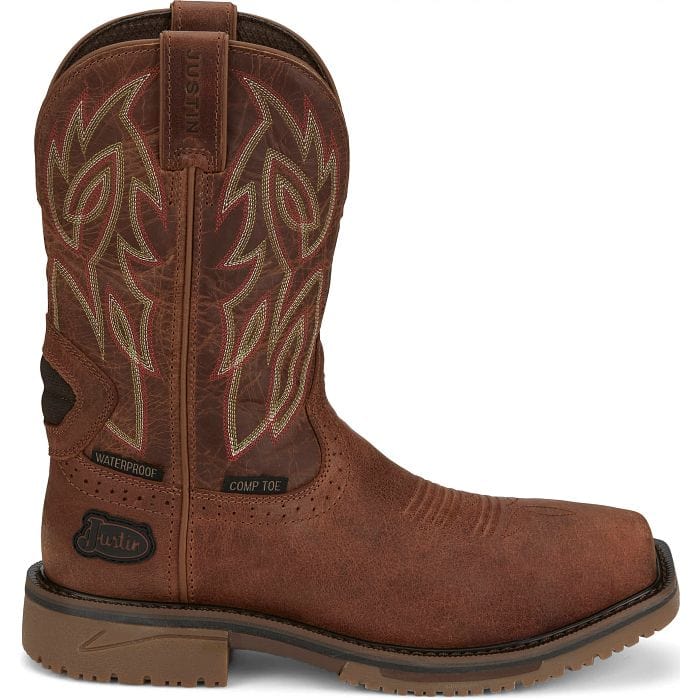 Justin Men's Wolfe Nano Comp Toe Work Boots SE4752 - Image 7