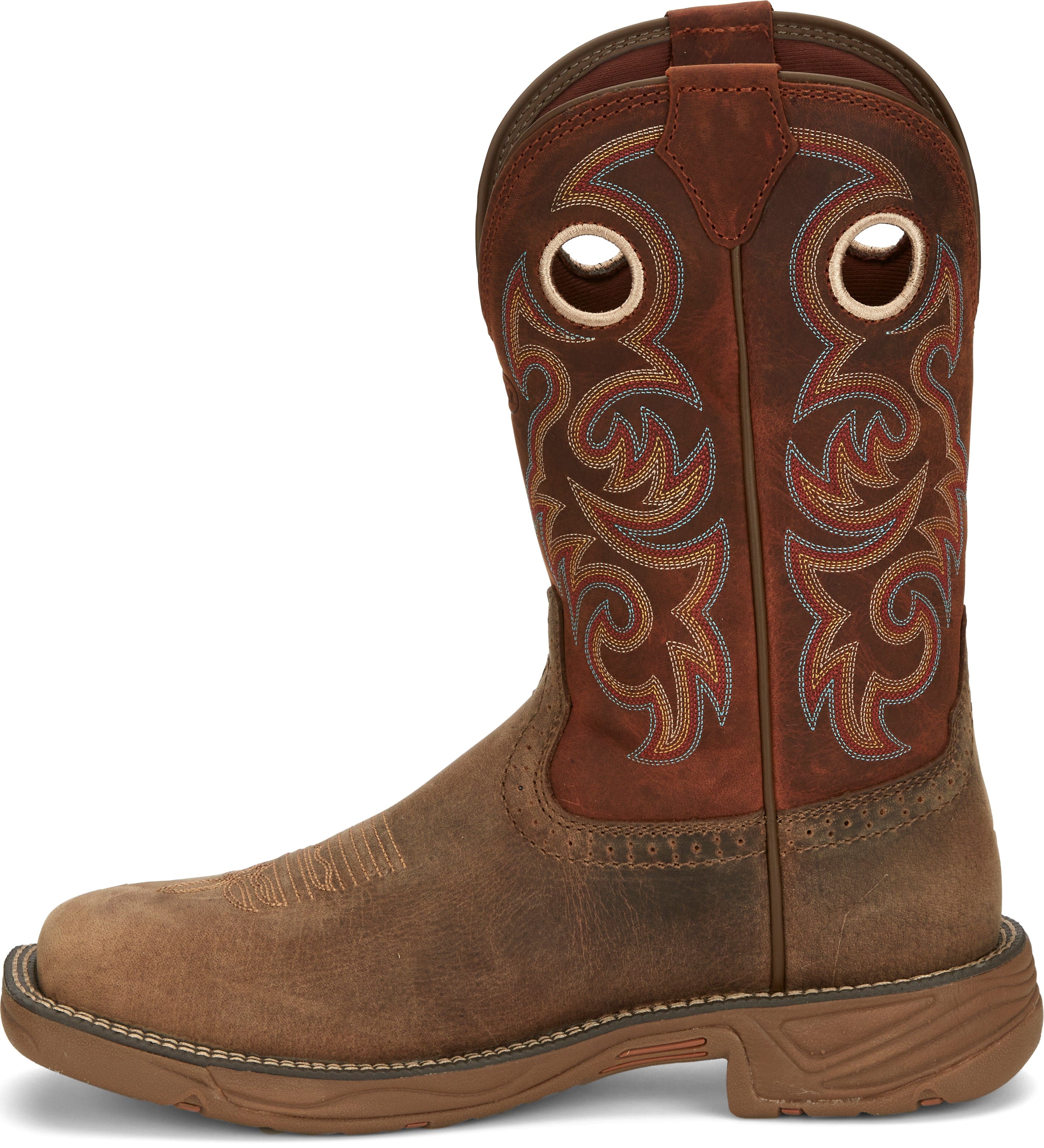 Justin Men's Stampede Rush Wide Square Toe Work Boots SE7402 - Image 4