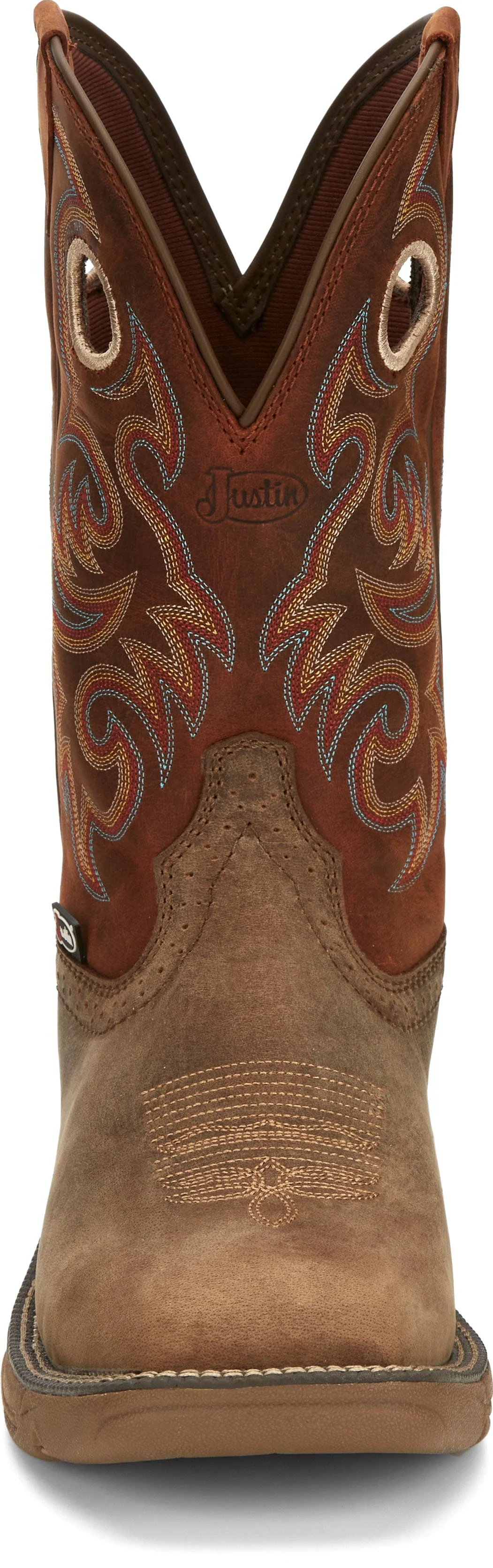 Justin Men's Stampede Rush Wide Square Toe Work Boots SE7402 - Image 6