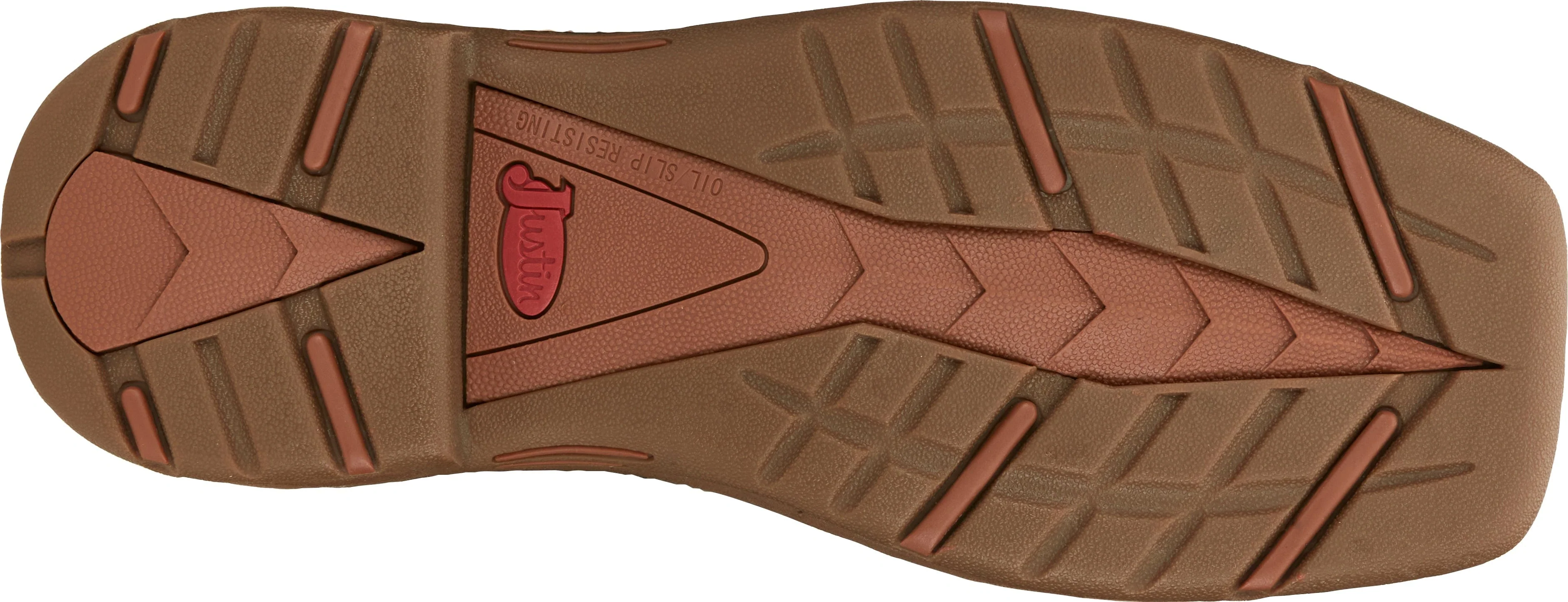 Justin Men's Stampede Rush Wide Square Toe Work Boots SE7402 - Image 9