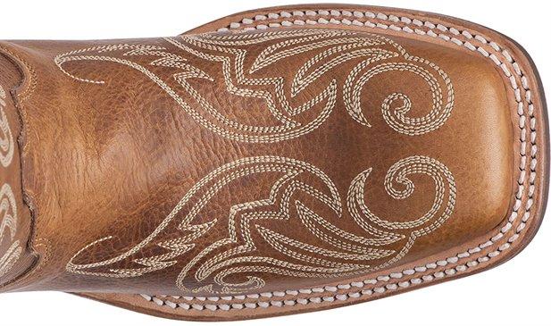 Justin Women's Bent Rail Llano Distressed Brown Cowgirl Boots BRL212 - Image 4
