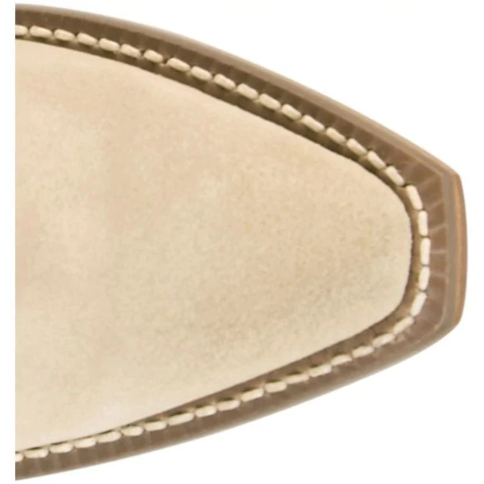 Justin Women's Bev Bone Ivory Suede 7" Booties VN4427 - Image 5