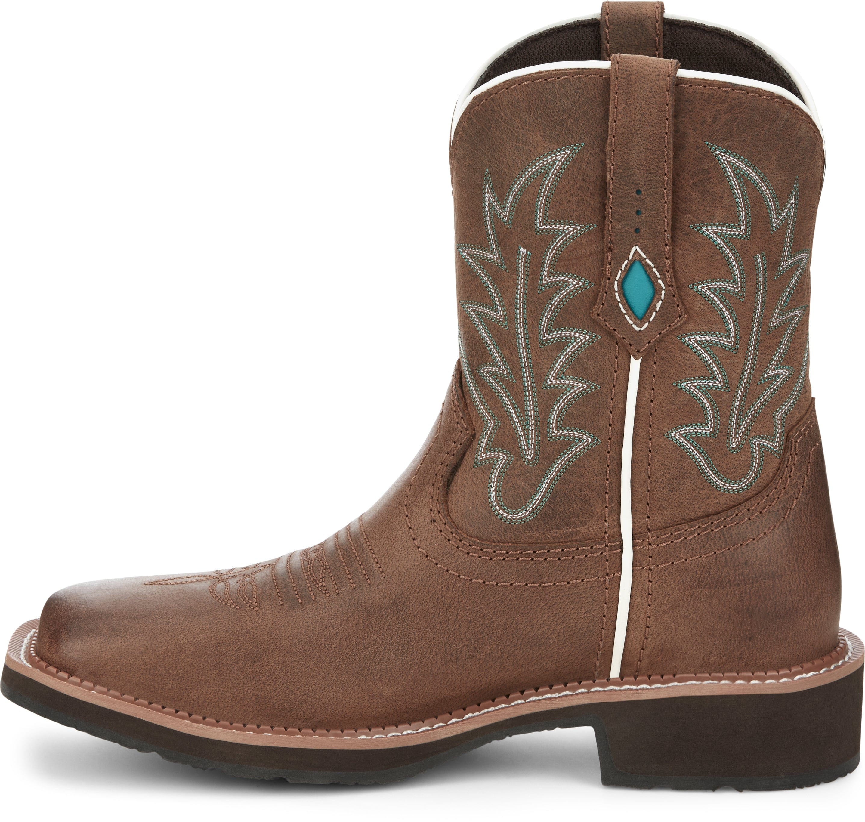 Justin Women's Ema Brown Western Booties GY9539 - Image 4