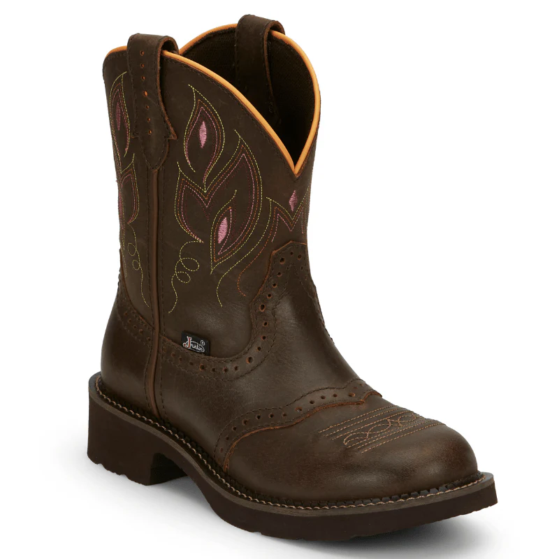 Justin Women's Gypsy Gemma Dark Brown Square Toe Western Boots GY9526