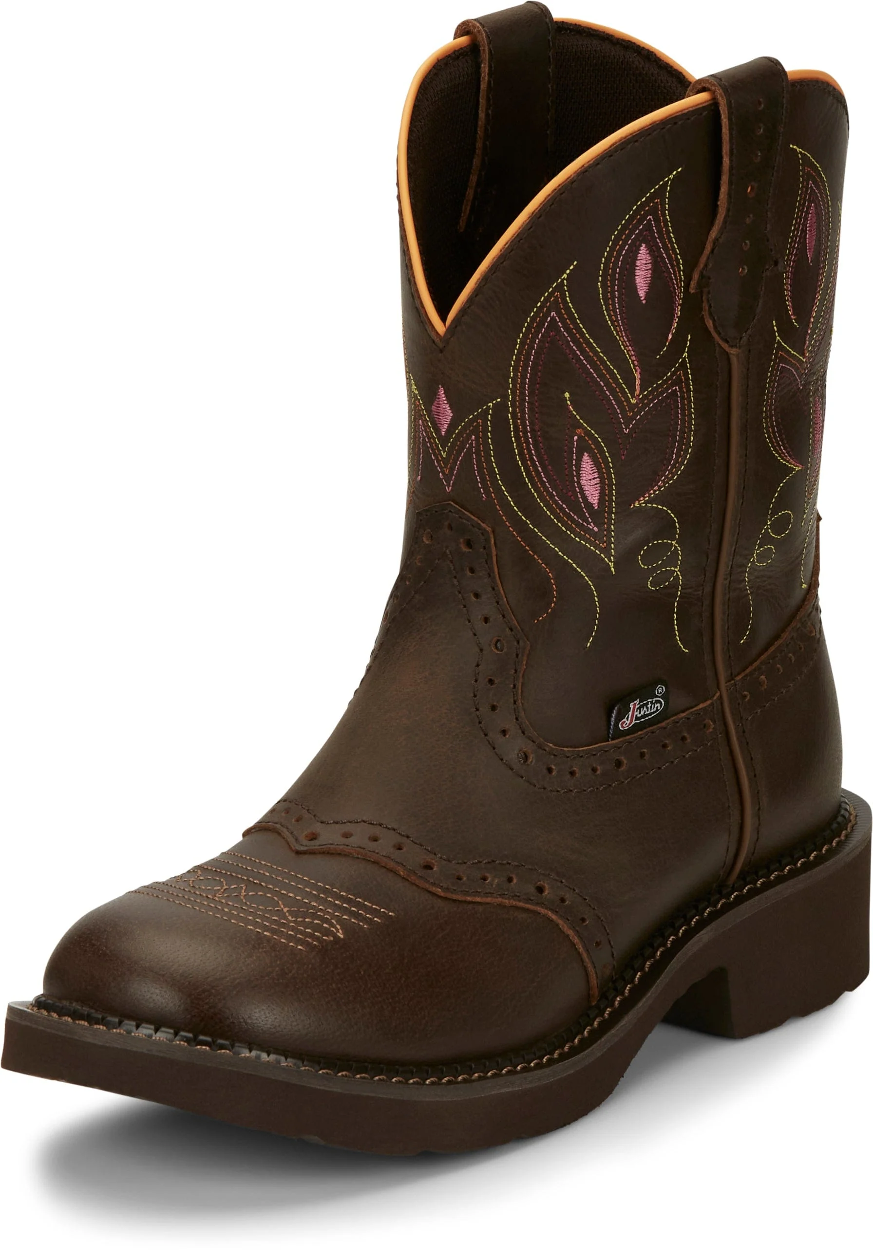 Justin Women's Gypsy Gemma Dark Brown Square Toe Western Boots GY9526 - Image 2