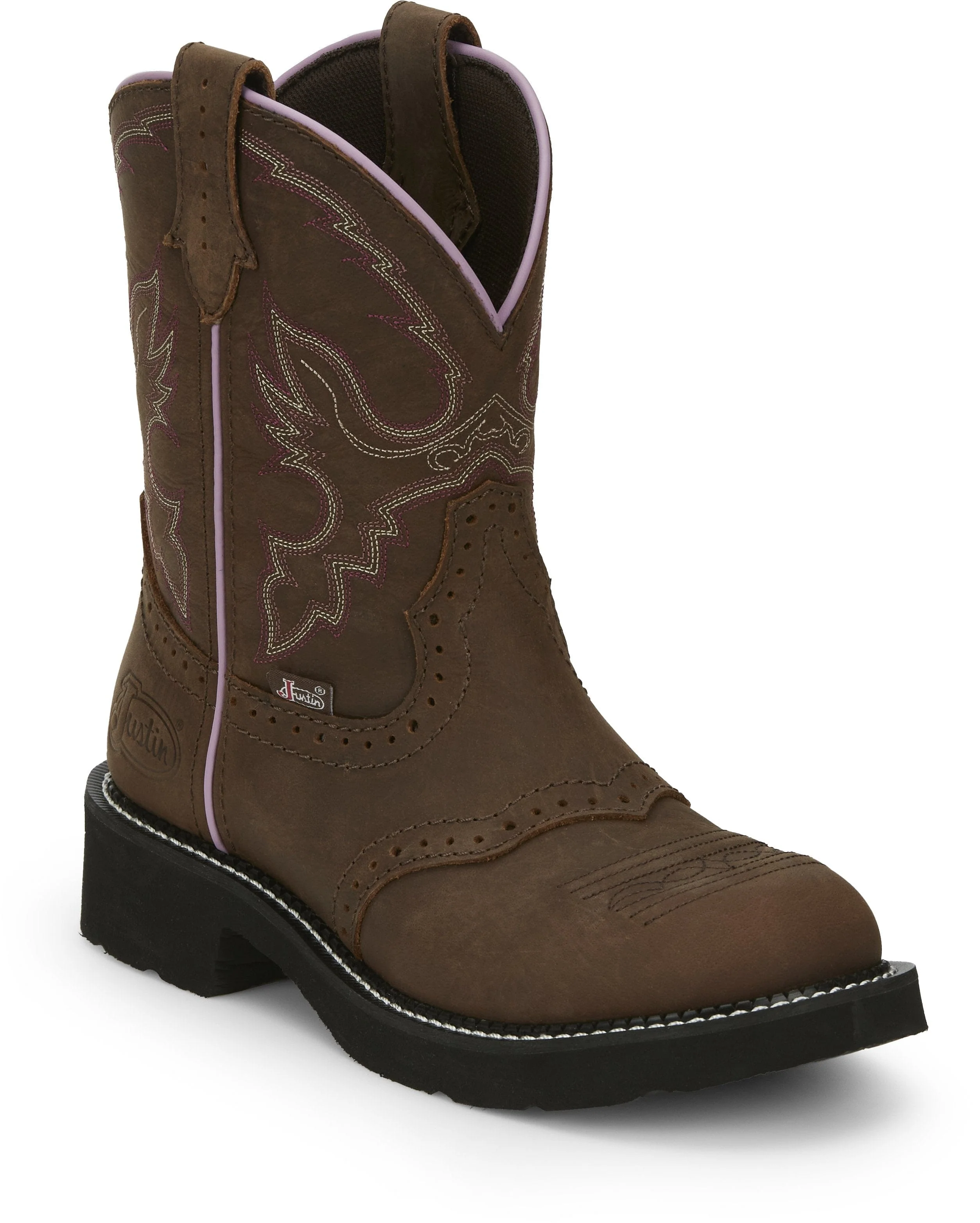 Justin Women's Gypsy Gemma Rustic Aged Bark Round Toe Western Boots GY9903