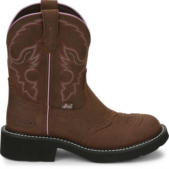 Justin Women's Gypsy Gemma Rustic Aged Bark Round Toe Western Boots GY9903 - Image 2