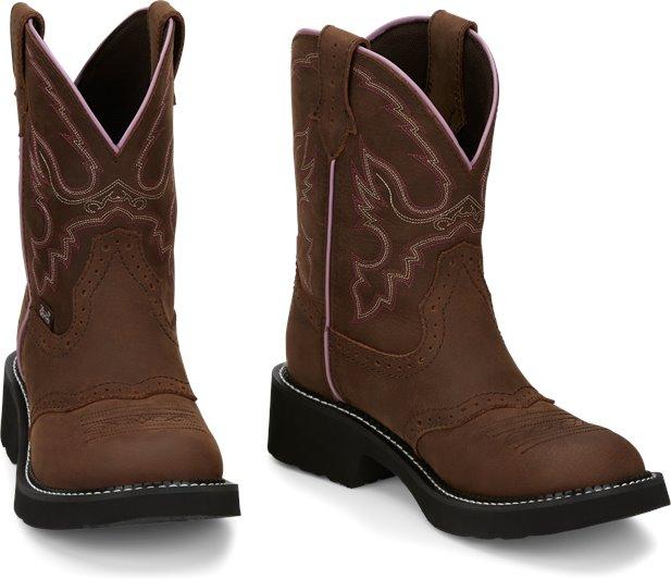 Justin Women's Gypsy Gemma Rustic Aged Bark Round Toe Western Boots GY9903 - Image 8