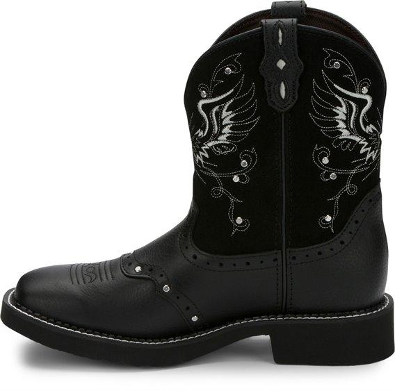 Justin Women's Gypsy Mandra Black Square Toe Western Boots GY9977 - Image 3