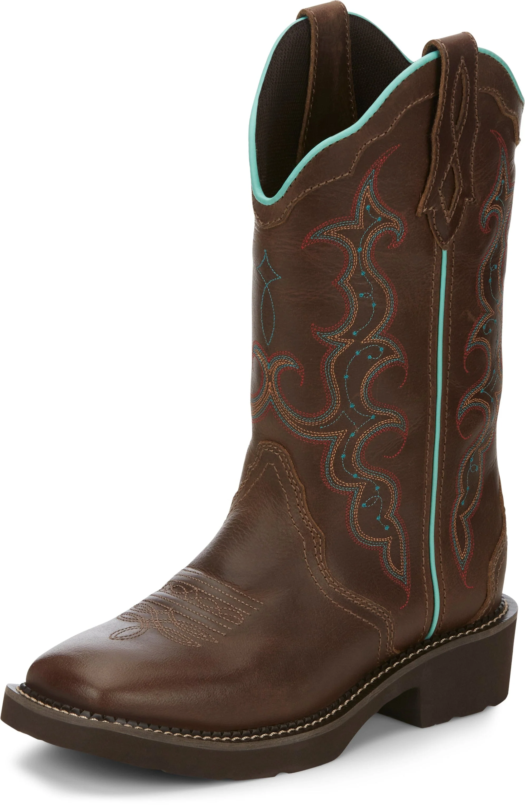 Justin Women's Gypsy Raya Brown Round Toe Western Boots GY2900 - Image 2