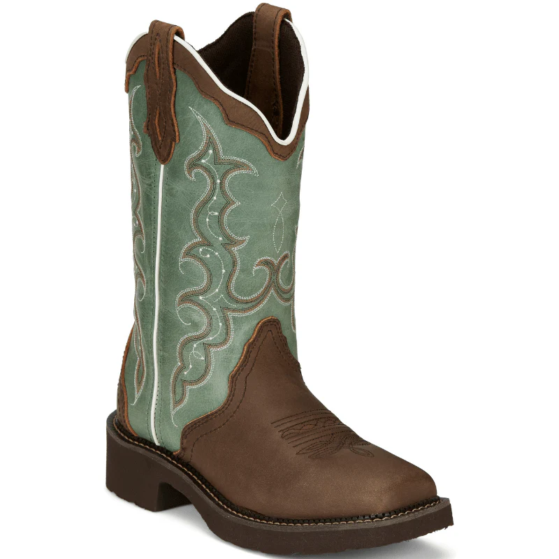 Justin Women's Gypsy Raya Distressed Brown Western Cowgirl Boots GY2904