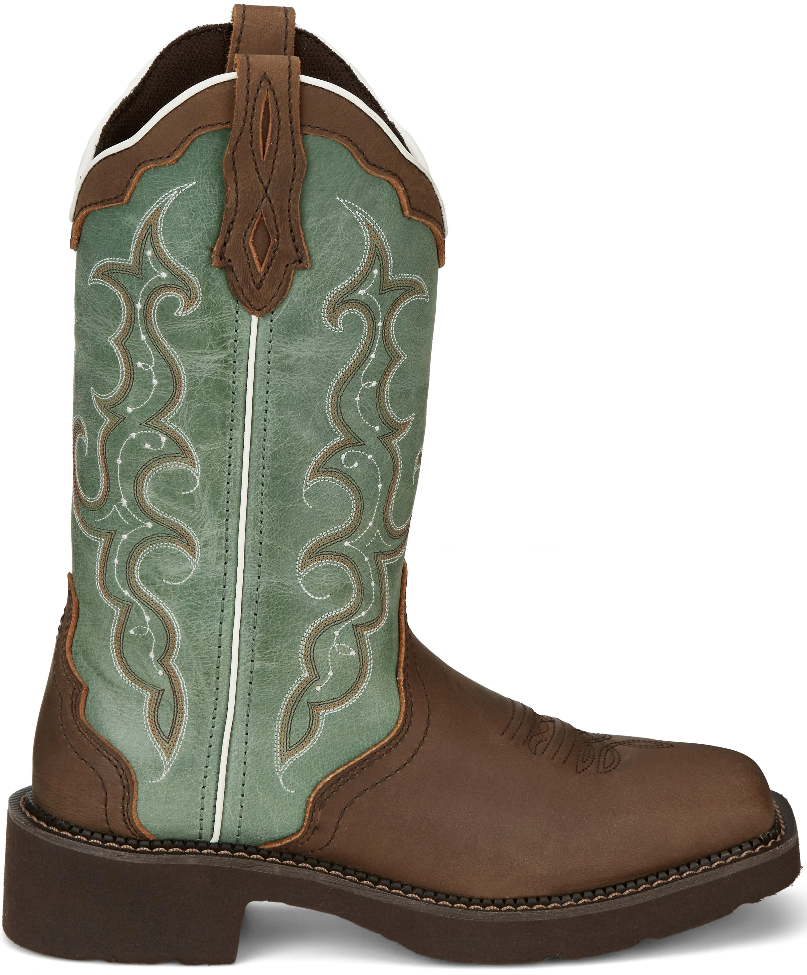 Justin Women's Gypsy Raya Distressed Brown Western Cowgirl Boots GY2904 - Image 2