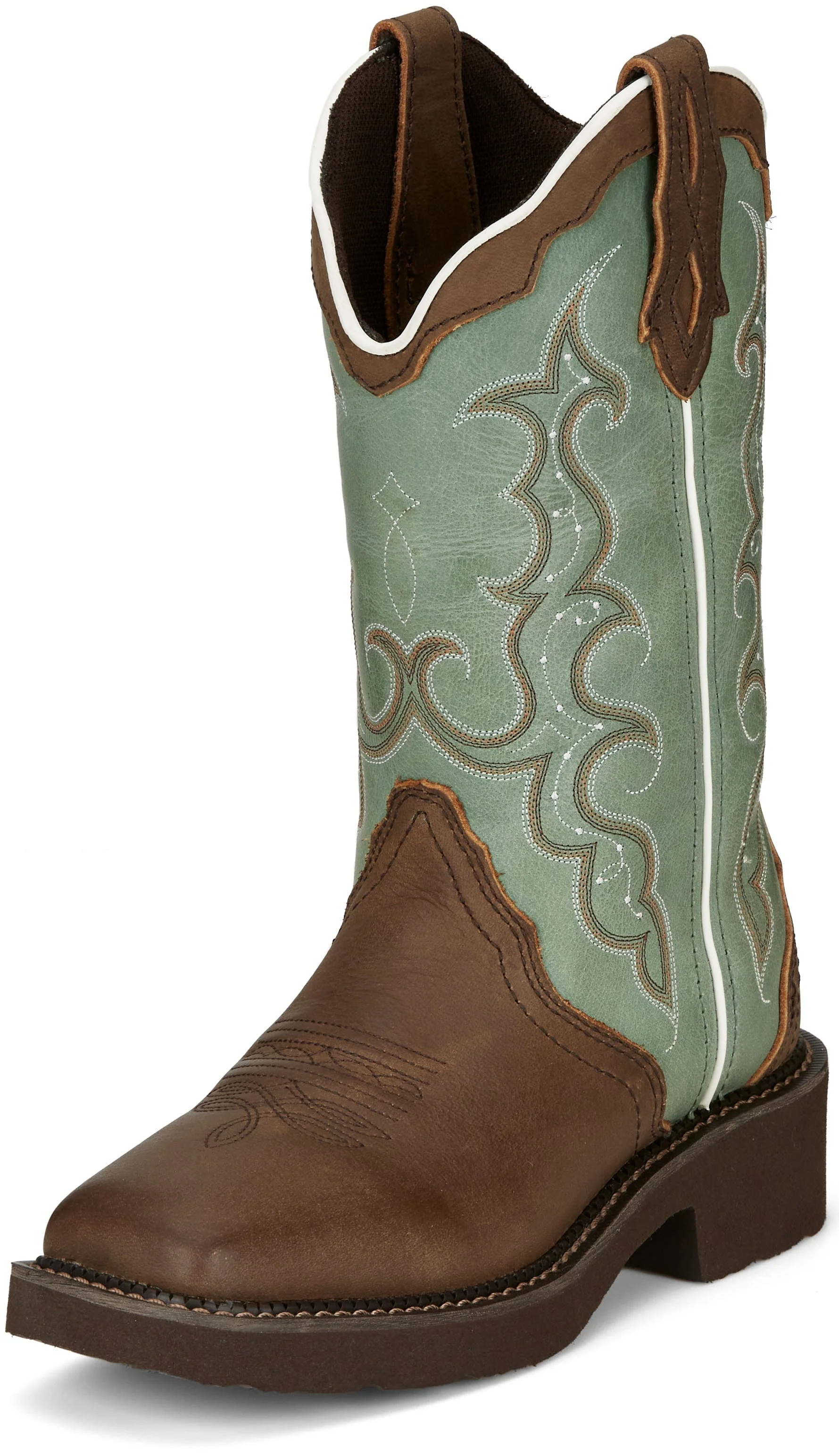 Justin Women's Gypsy Raya Distressed Brown Western Cowgirl Boots GY2904 - Image 3