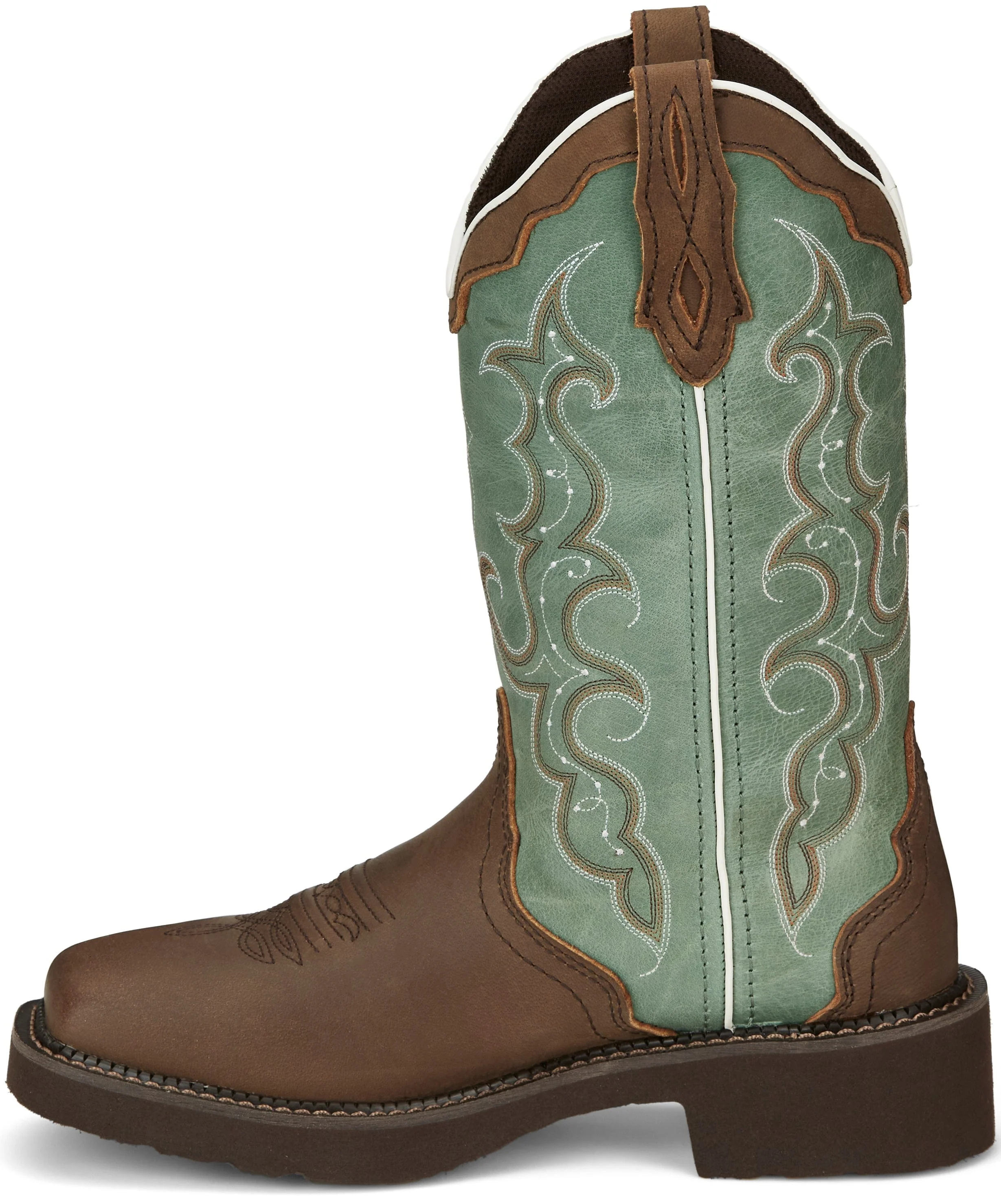 Justin Women's Gypsy Raya Distressed Brown Western Cowgirl Boots GY2904 - Image 5