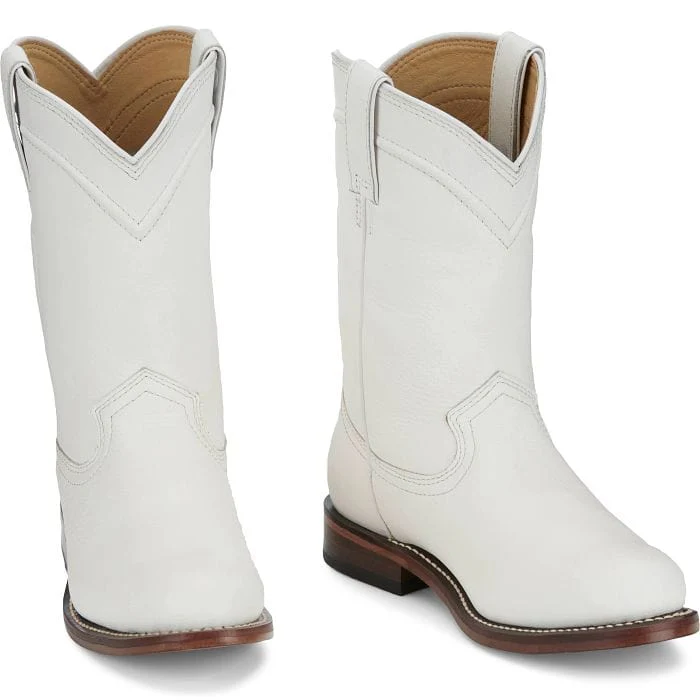 Justin Women's Holland Snow White Roper Boots RP3314 - Image 6