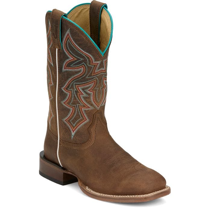Justin Women's Miss Ellie Taupe Brown Western Boots FN4201