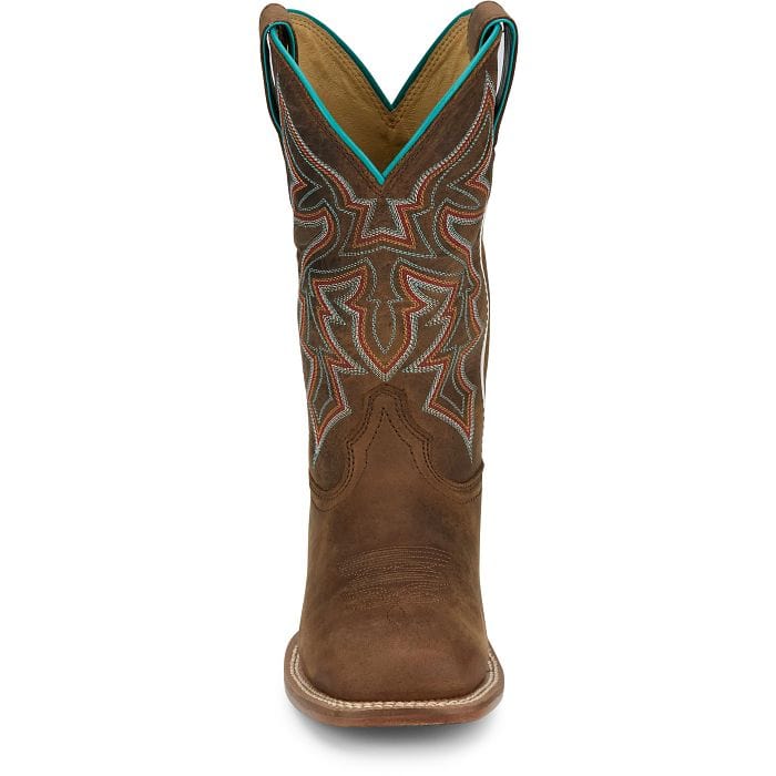 Justin Women's Miss Ellie Taupe Brown Western Boots FN4201 - Image 3