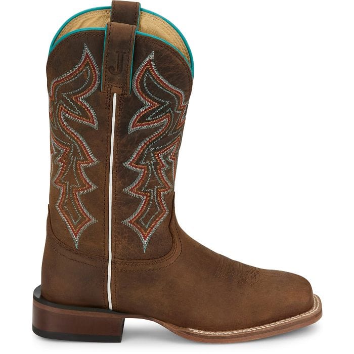 Justin Women's Miss Ellie Taupe Brown Western Boots FN4201 - Image 4