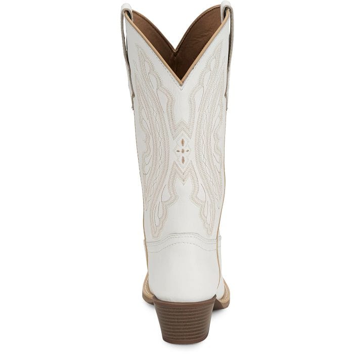 Justin Women's Rae Bright White Western Boot GY2875 - Image 4